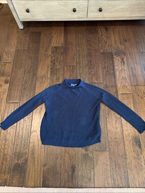 Women's Alice Walk Navy Mock Neck Sweater